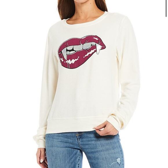 NWT Wildfox Couture Love Bites Sweatshirt in Pristine size small - Picture 1 of 5
